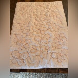 Pottery Barn Kids Butterfly & Floral Girls’ Quilt — Personalized “Ruby”